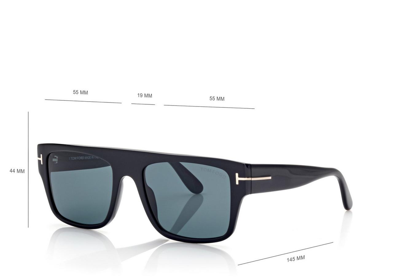 TOM FORD ACETATE BLACK DUNNING SUNGLASSES