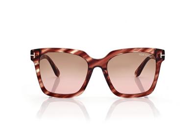 TOM FORD OM RED HAVANA / GRADIENT BROWN LUNETTES DE SOLEIL SELBY
