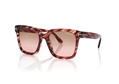 TOM FORD OM RED HAVANA / GRADIENT BROWN LUNETTES DE SOLEIL SELBY
