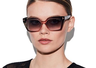 TOM FORD サングラス FT0846F-56T-53 ピンクハバナ UVカット ピンク トムフォード (Tom Ford) サングラス | 正規品保障
