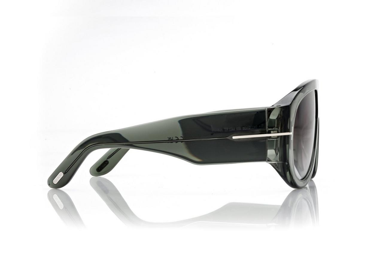 TOM FORD OM SHINY LIGHT GREEN / GRADIENT SMOKE LUNETTES DE SOLEIL BRONSON