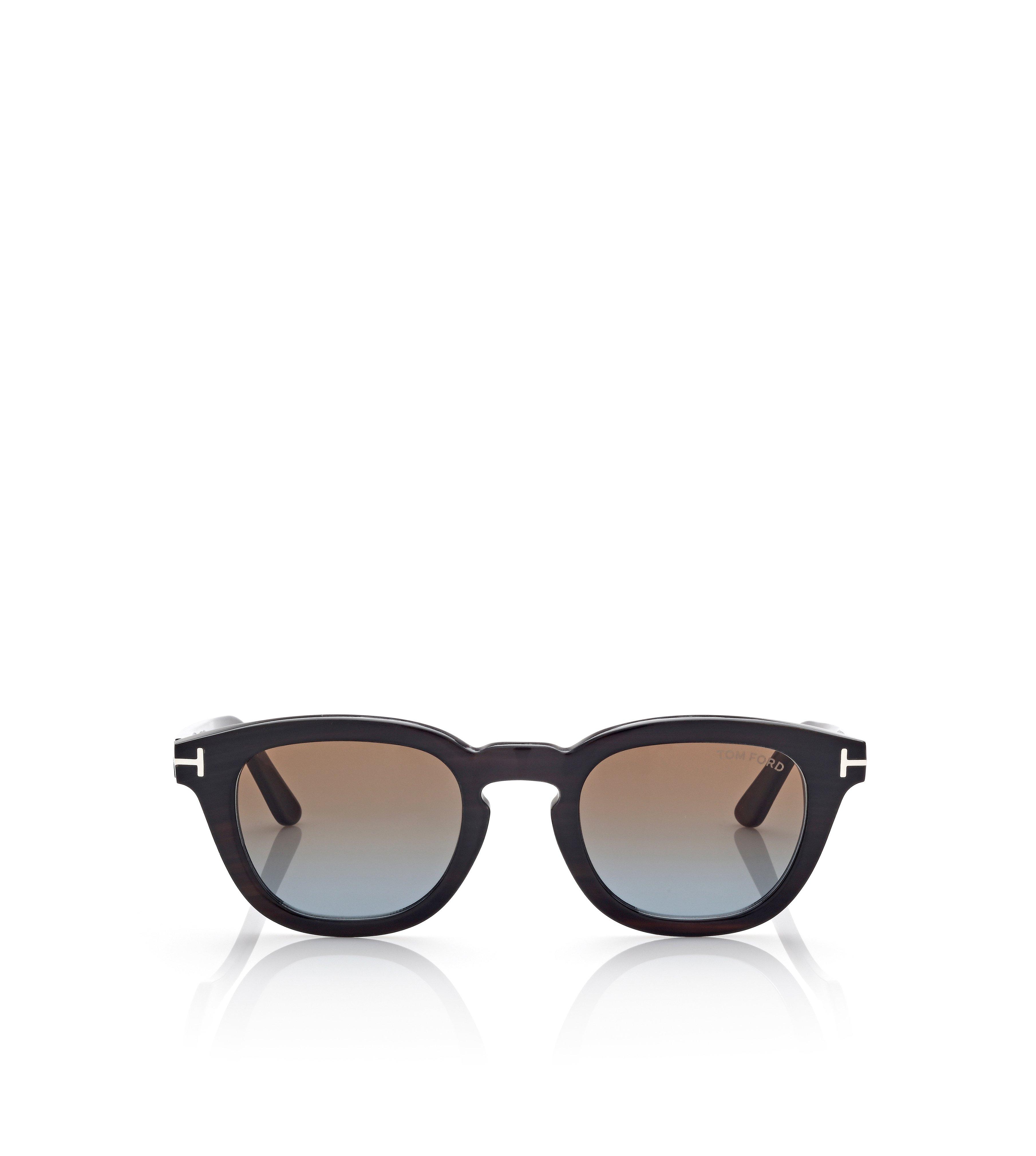 SOFT ROUND HORN SUNGLASSES