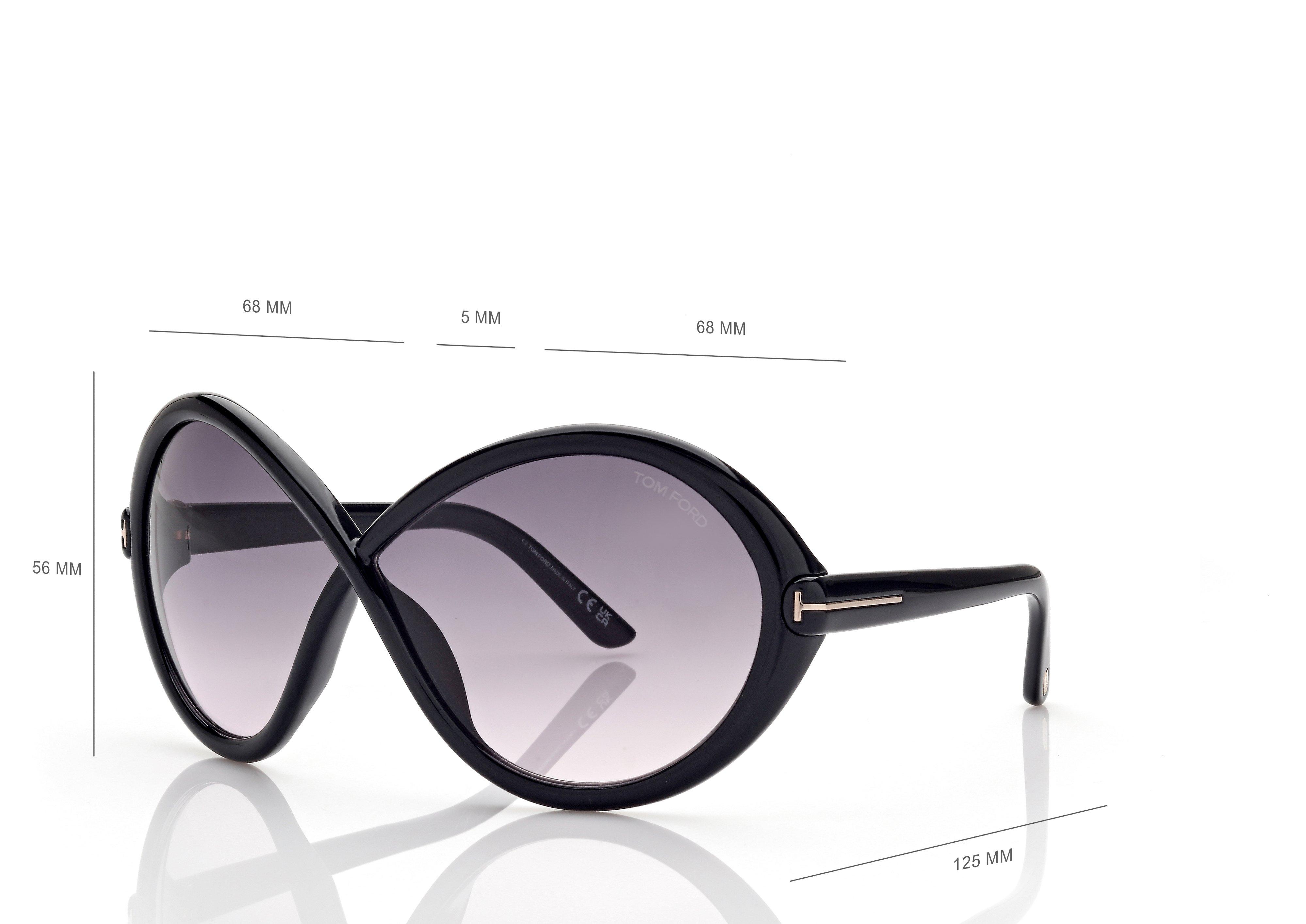 Tom ford discount 68mm butterfly sunglasses