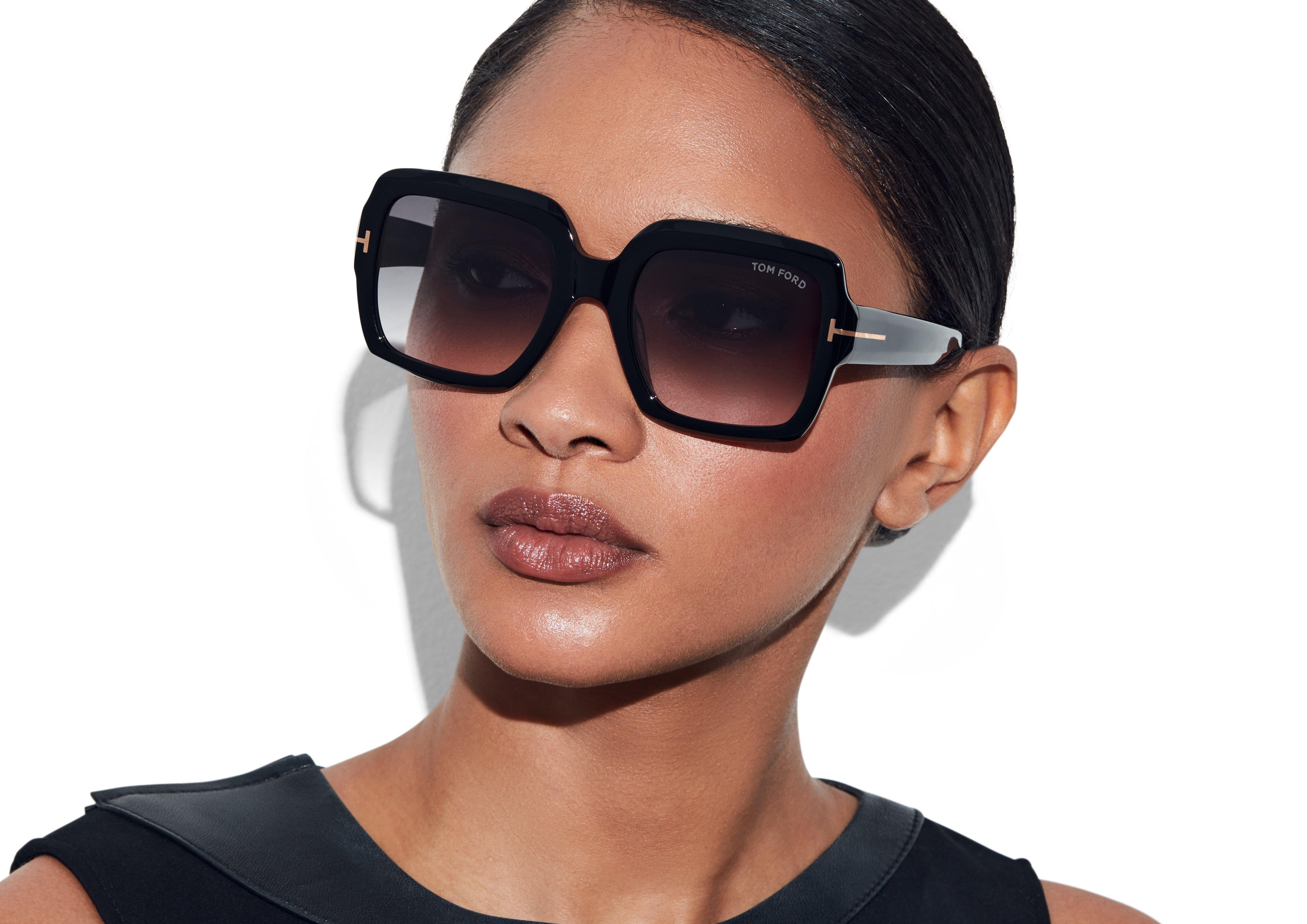 TOM FORD Tortoiseshell Kaya Sunglasses