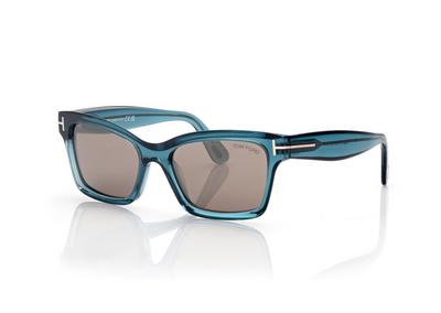 TOM FORD OM SHINY BLUE / ROVIEX MIRROR MIKEL SUNGLASSES