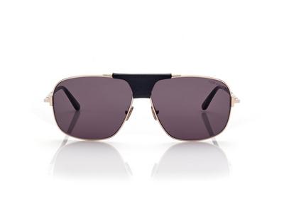 LEATHER INSERT TEX SUNGLASSES image number 0