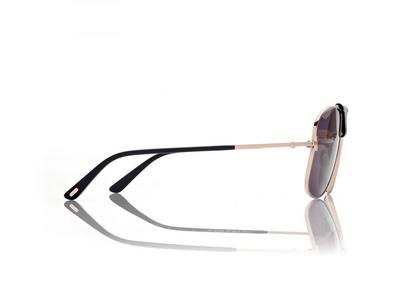 LEATHER INSERT TEX SUNGLASSES image number 2