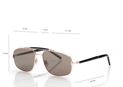 TITANIUM AND HORN NAVIGATOR SUNGLASSES image number 3