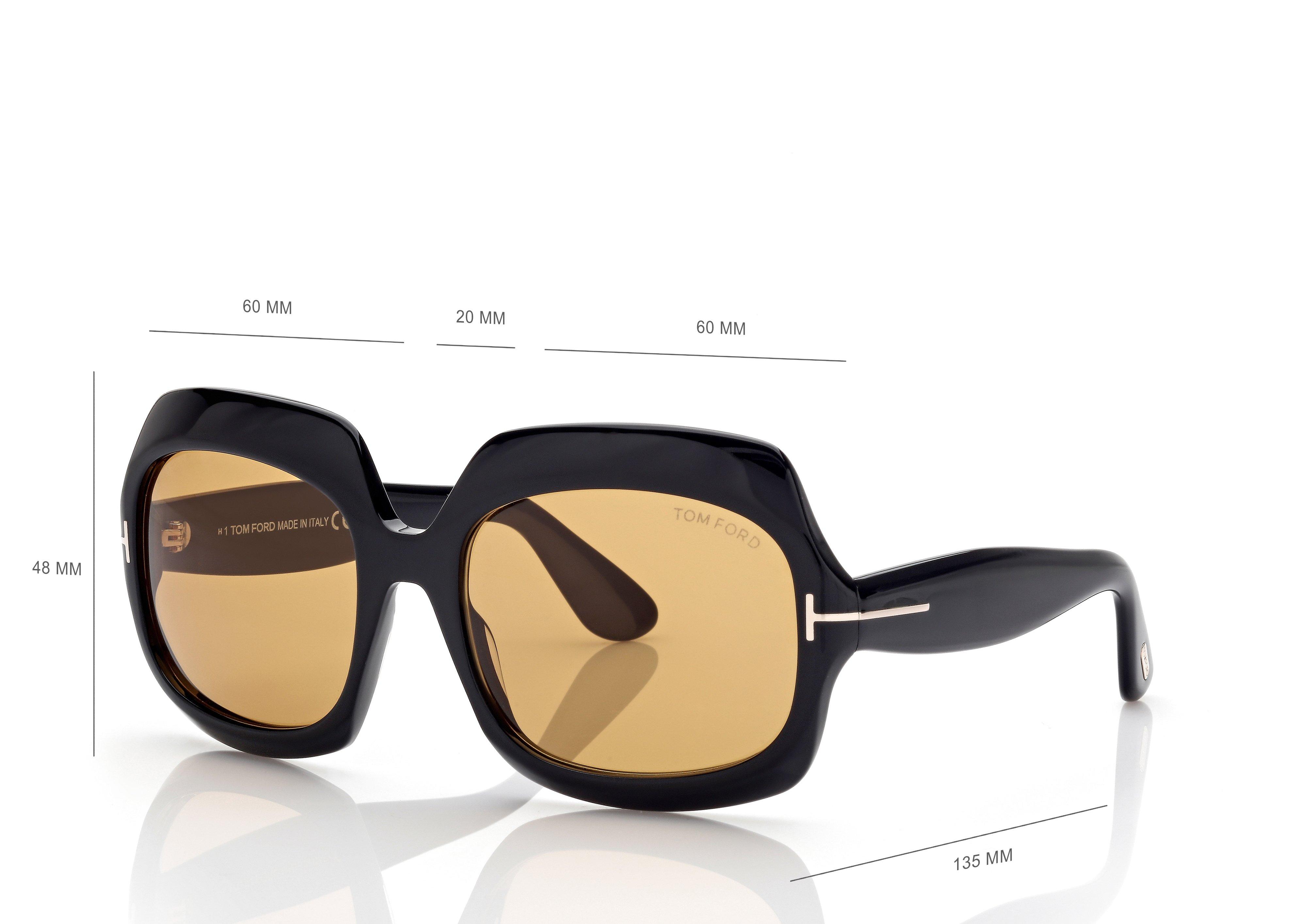TOMFORD レンオハサイスフレムサンクラス FT1155 01A Tom Ford Ren FT1155 01A 60 Sunglasses | Glasses Station