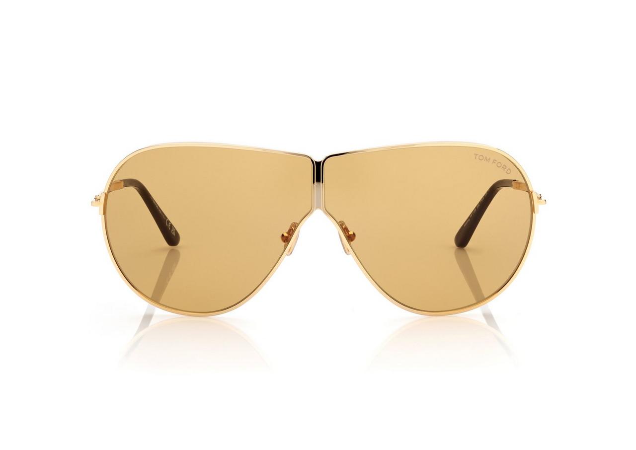 Tom ford gold aviator sunglasses new arrivals
