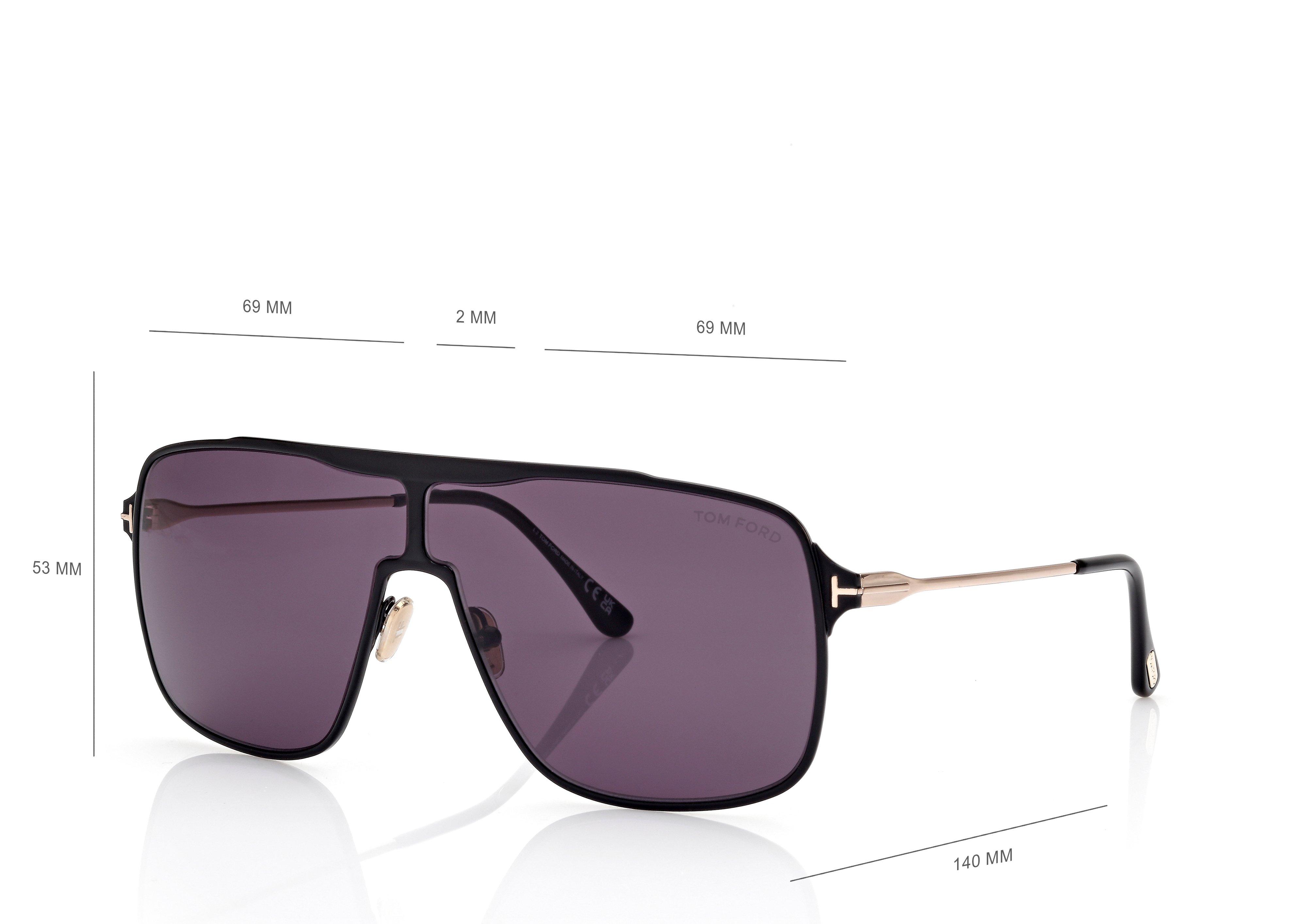 サングラス TOM FORD SS25 Unisex SUNGLASSES (FT0706/S 33Z GOLD) FT1173_01A_69MM_D