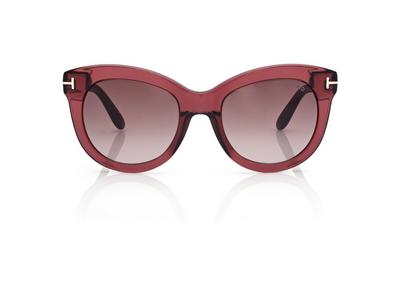 TOM FORD OM SHINY BORDEAUX ODETTE SUNGLASSES