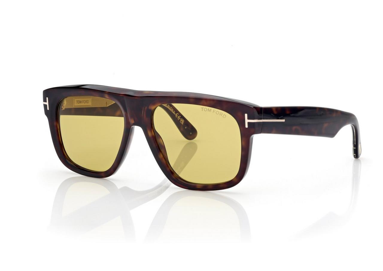 TOMFORD ケヒン スクエア フレム サンクラス FT109952 01N Tom Ford Kevyn Blue Square Men's Sunglasses FT1099 02V 52
