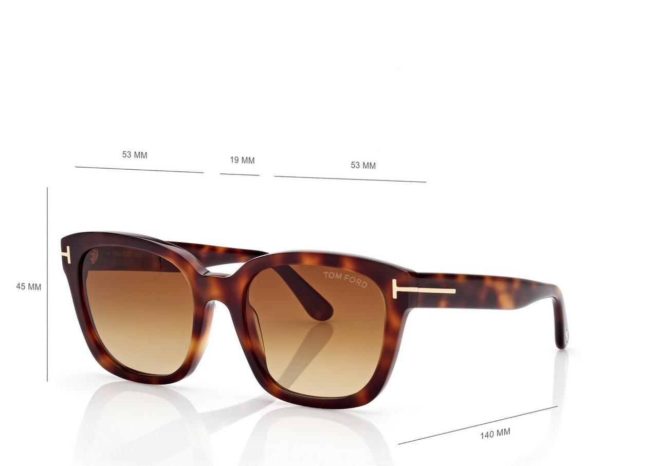 TOM FORD OM TORTOISE HAYLAY SUNGLASSES