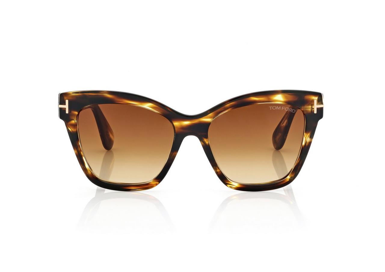 TOM FORD OM HAVANA ELVIRA SUNGLASSES