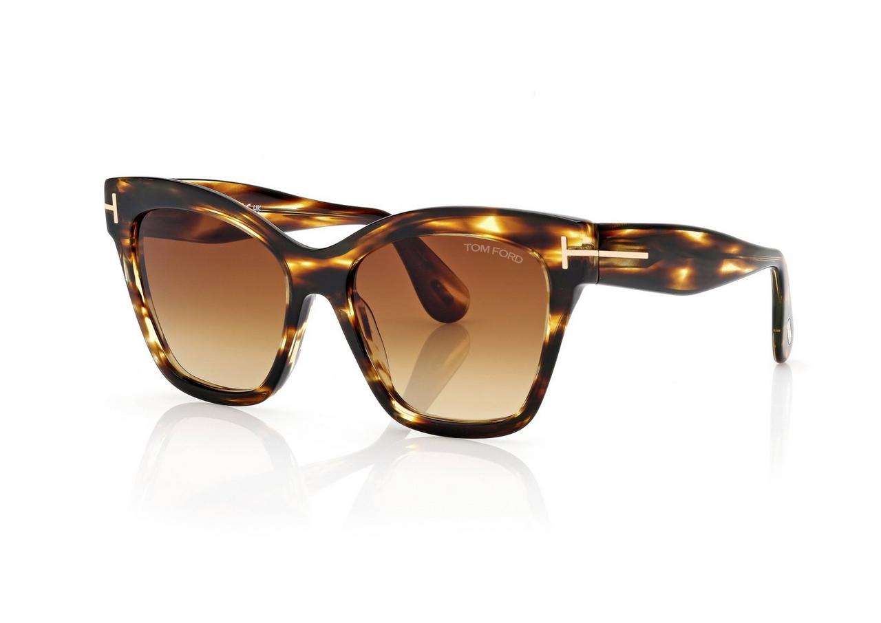 TOM FORD OM HAVANA ELVIRA SUNGLASSES