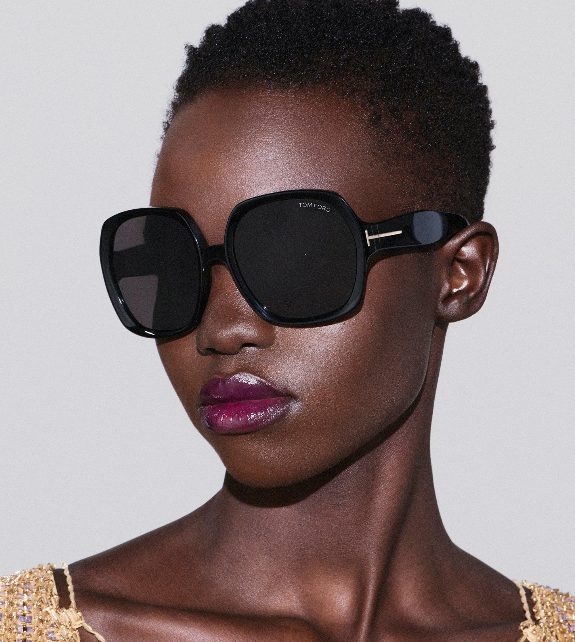 TOMFORD ハタフライフレムサンクラス FT1221 01A SAFFRON SUNGLASSES | Tom Ford Fashion