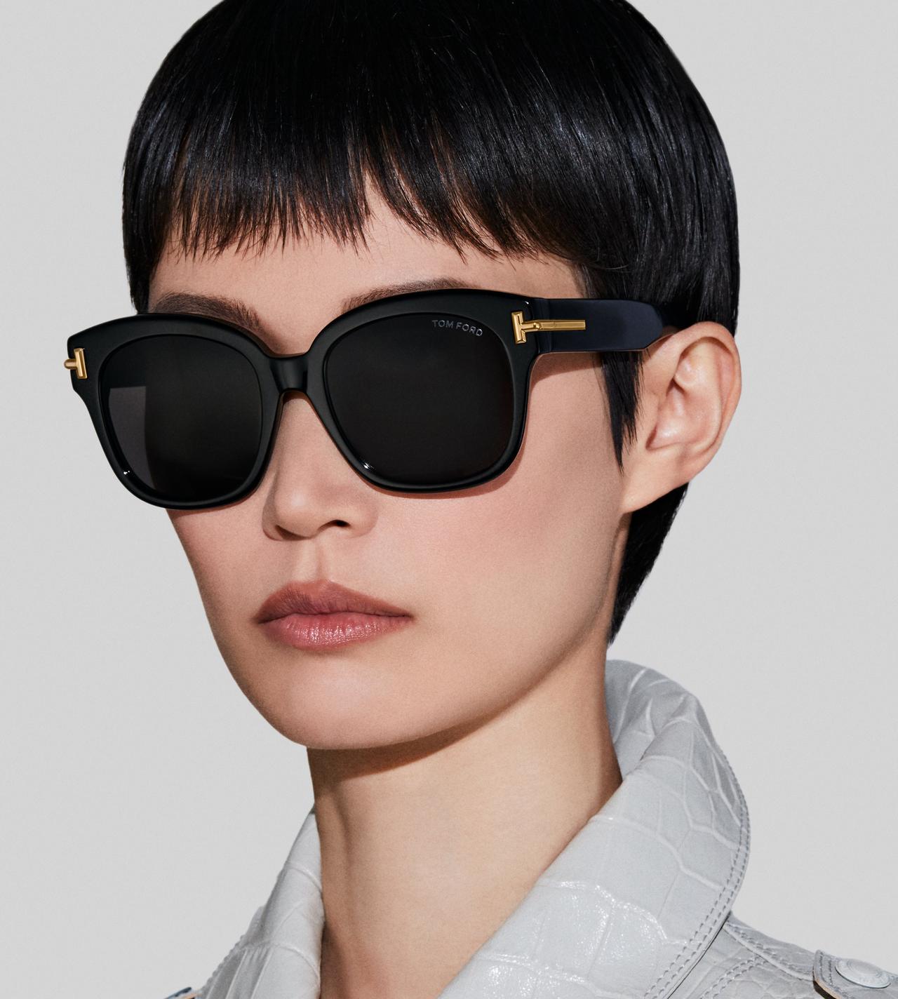 ICON OVERSIZED SQUARE SUNGLASSES image number 4