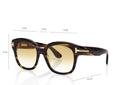 ICON OVERSIZED SQUARE SUNGLASSES image number 3