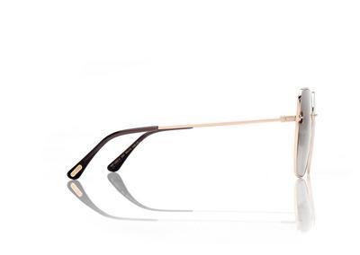 TOM FORD OM ROSE GOLD SQUARE SUNGLASSES