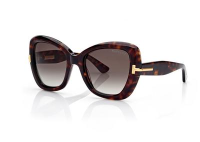 TOM FORD OM GRADIENT HAVANA BUTTERFLY ICON SUNGLASSES