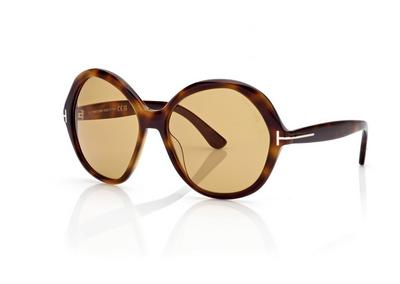 TOM FORD OM DARK HAVANA ANNABELLE SUNGLASSES