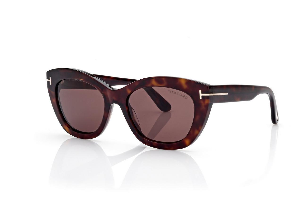TOM FORD OM DARK HAVANA LINDA SUNGLASSES