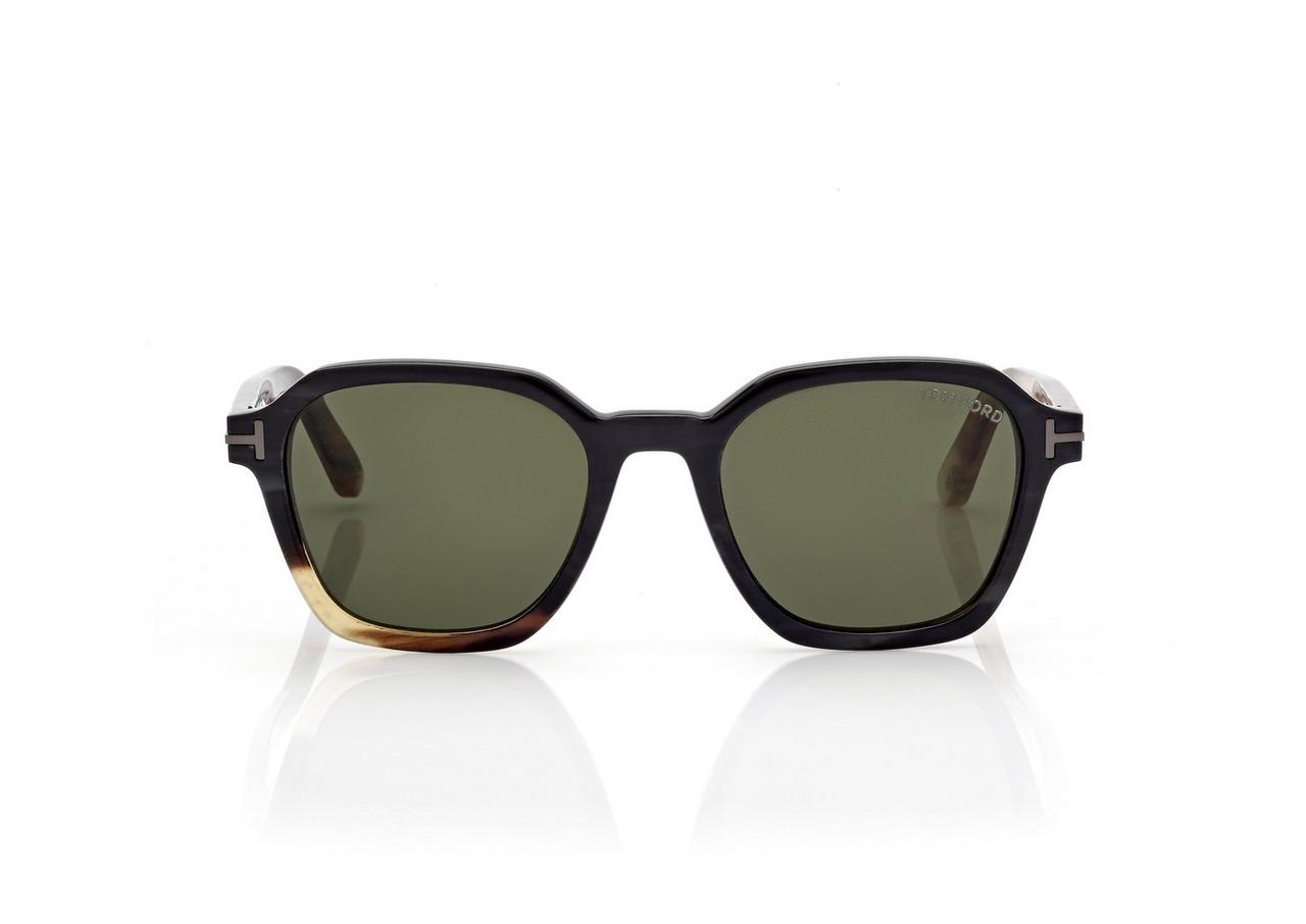 GEOMETRIC HORN SUNGLASSES image number 0