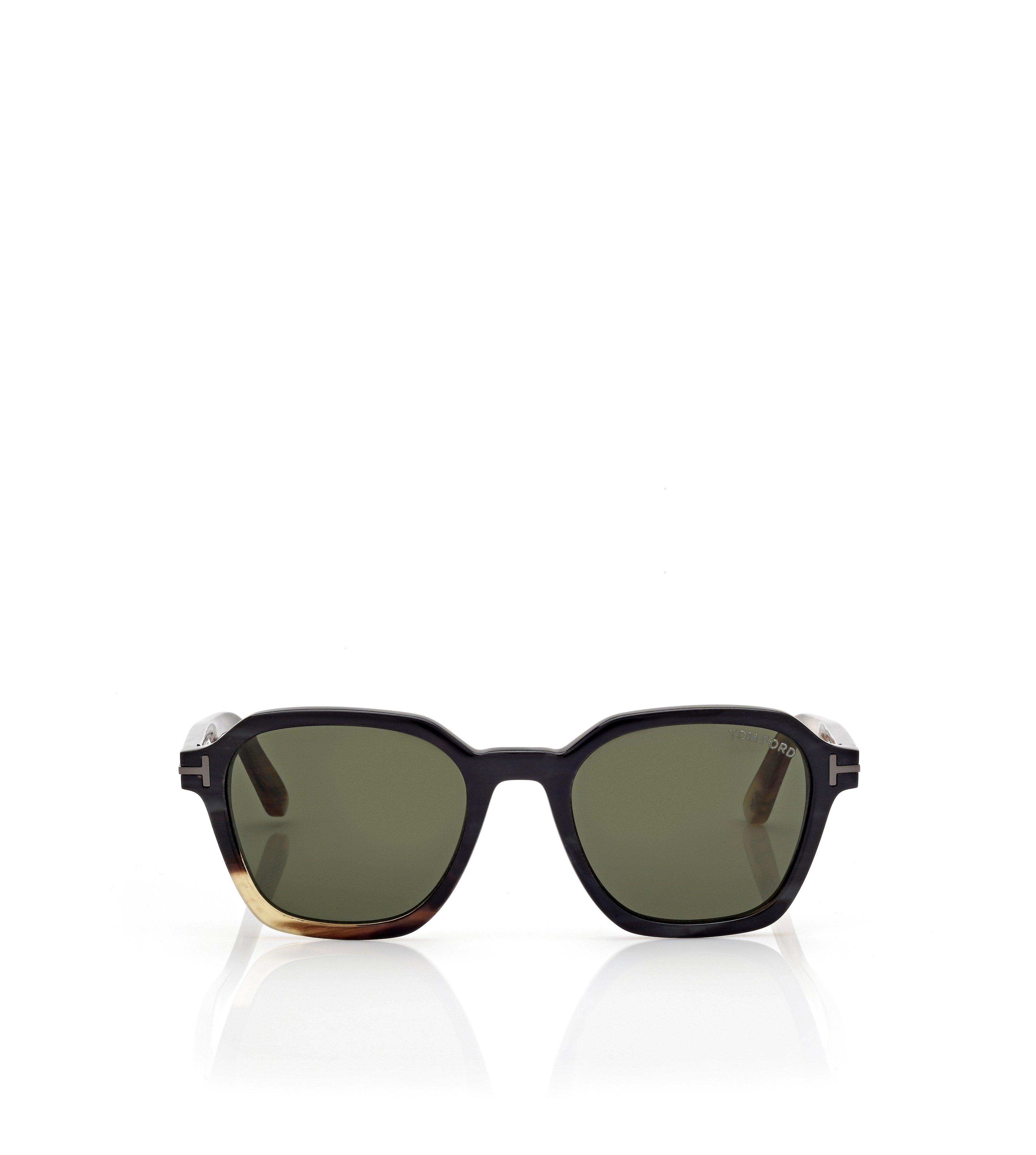 GEOMETRIC HORN SUNGLASSES