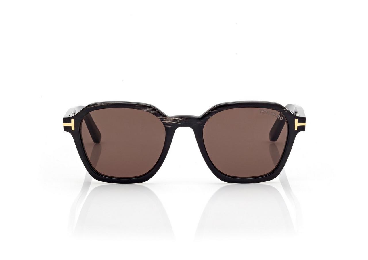 GEOMETRIC HORN SUNGLASSES image number 0