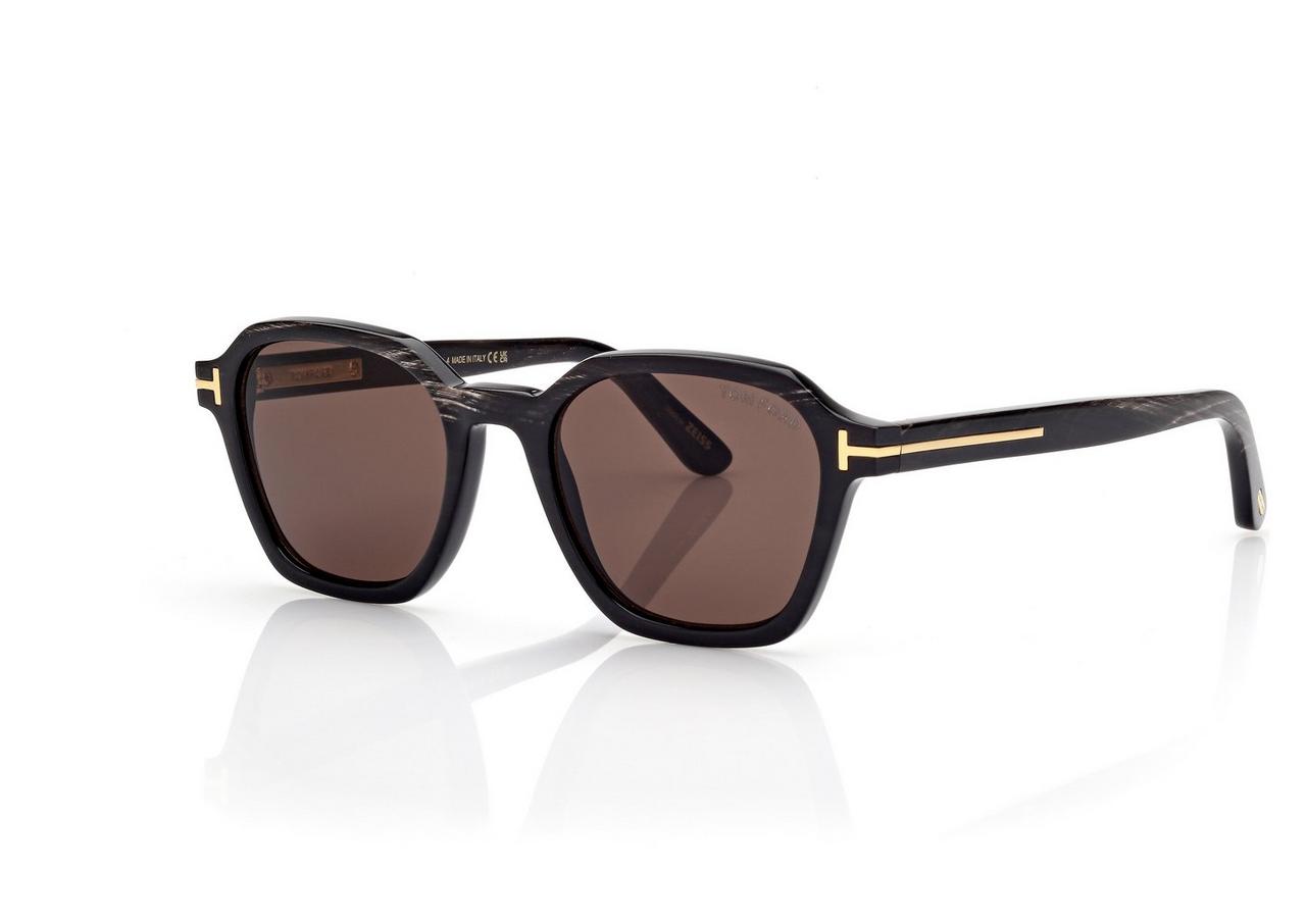 GEOMETRIC HORN SUNGLASSES image number 1