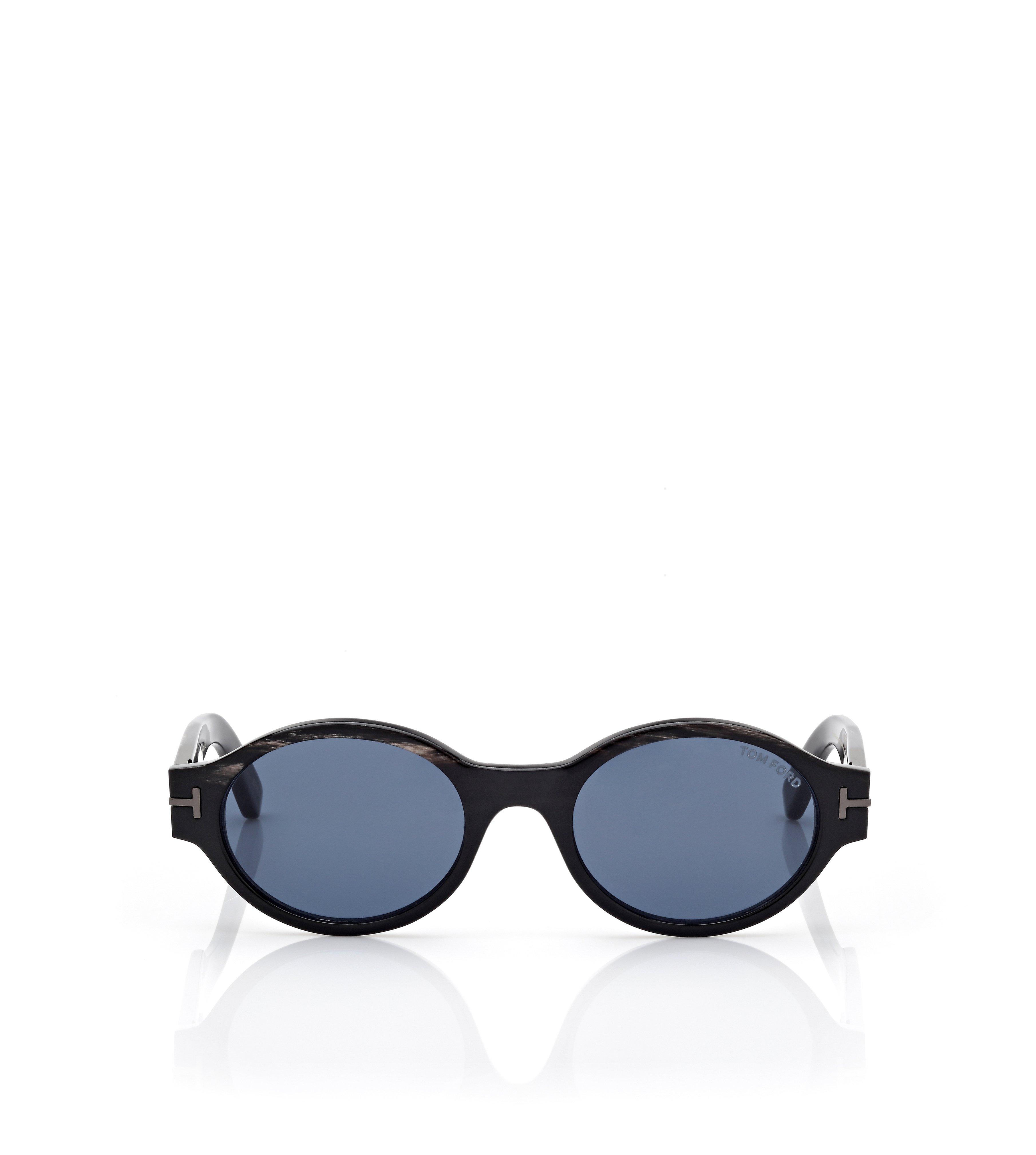 OVAL HORN SUNGLASSES