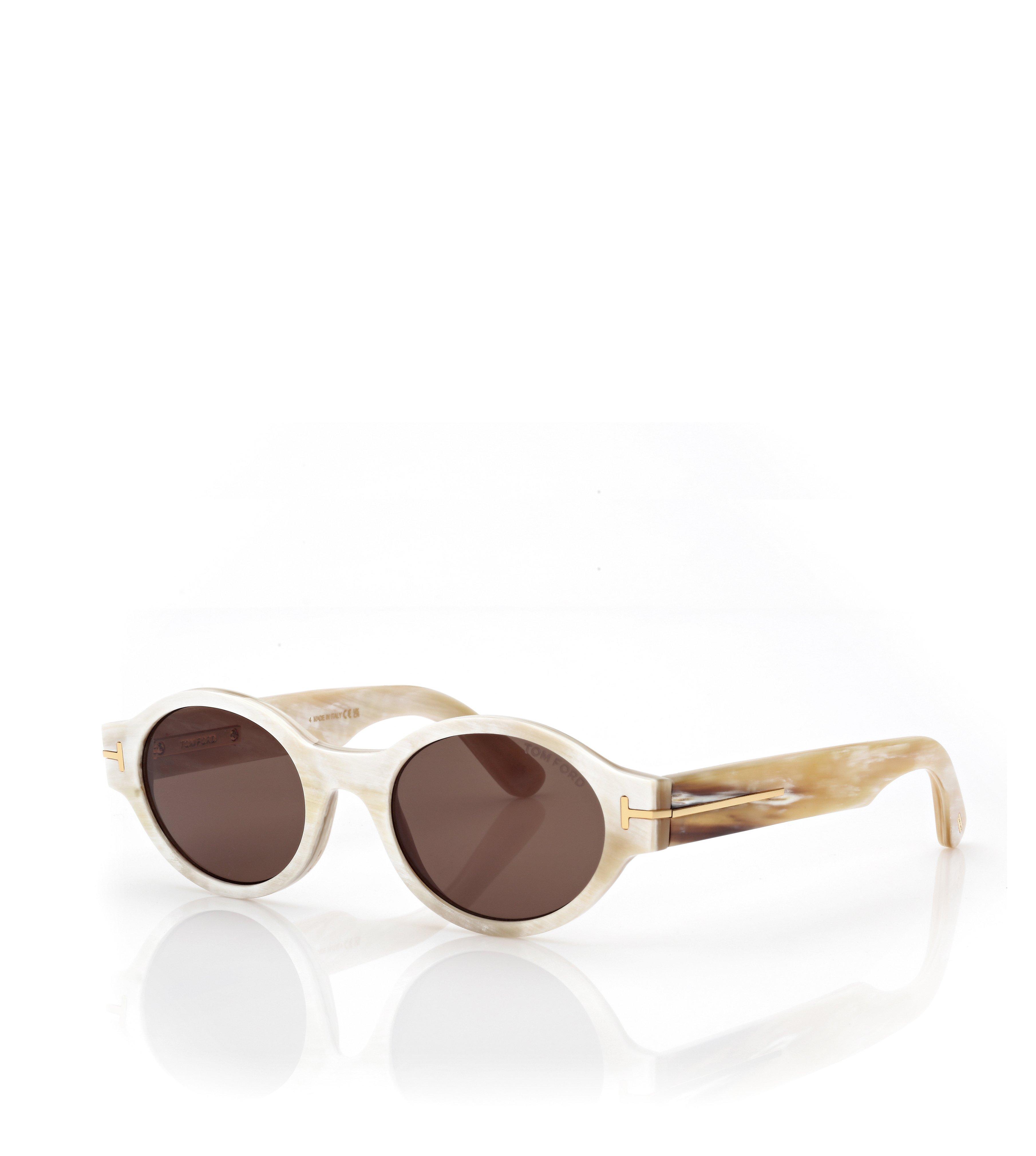 OVAL HORN SUNGLASSES