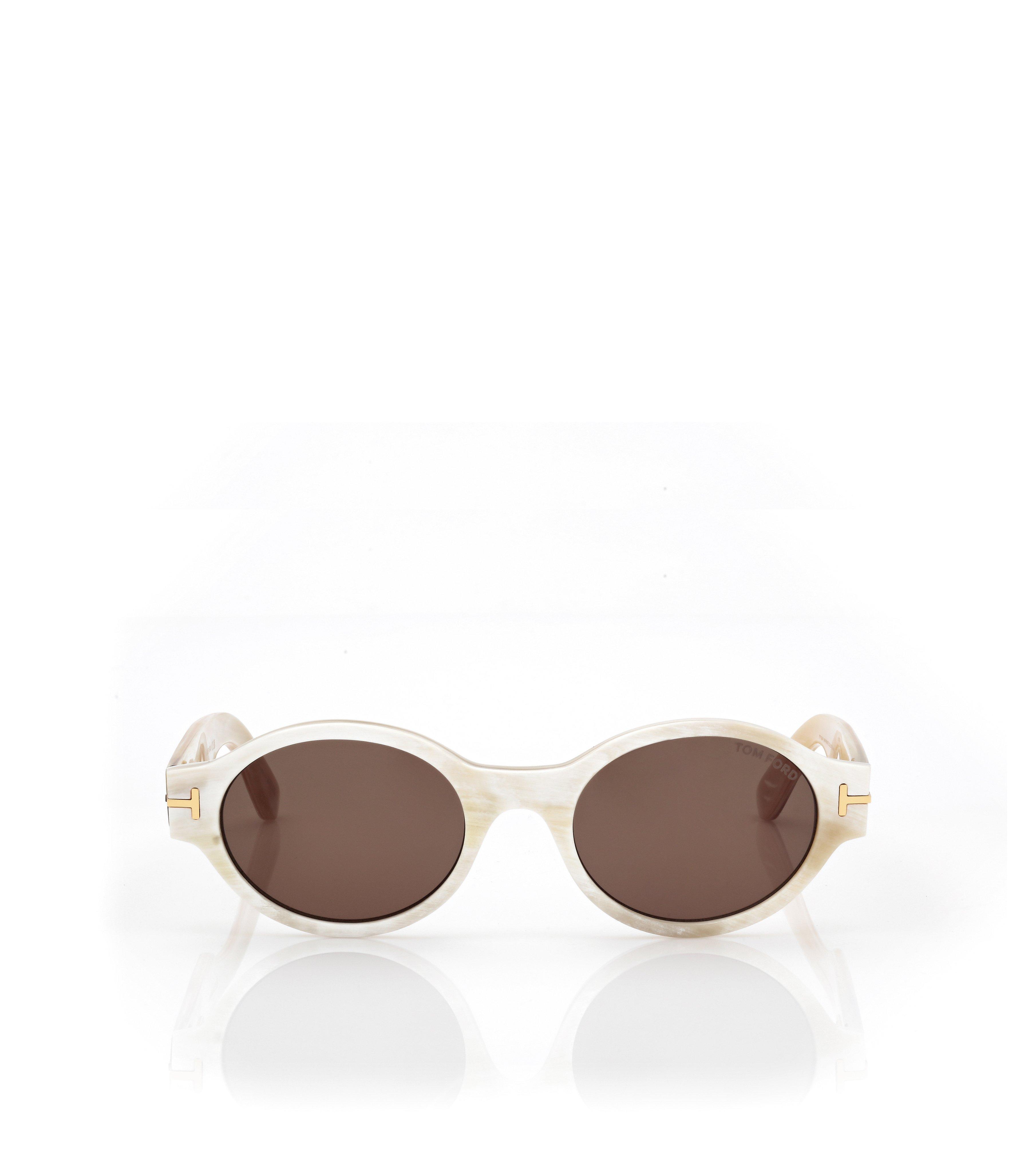 OVAL HORN SUNGLASSES