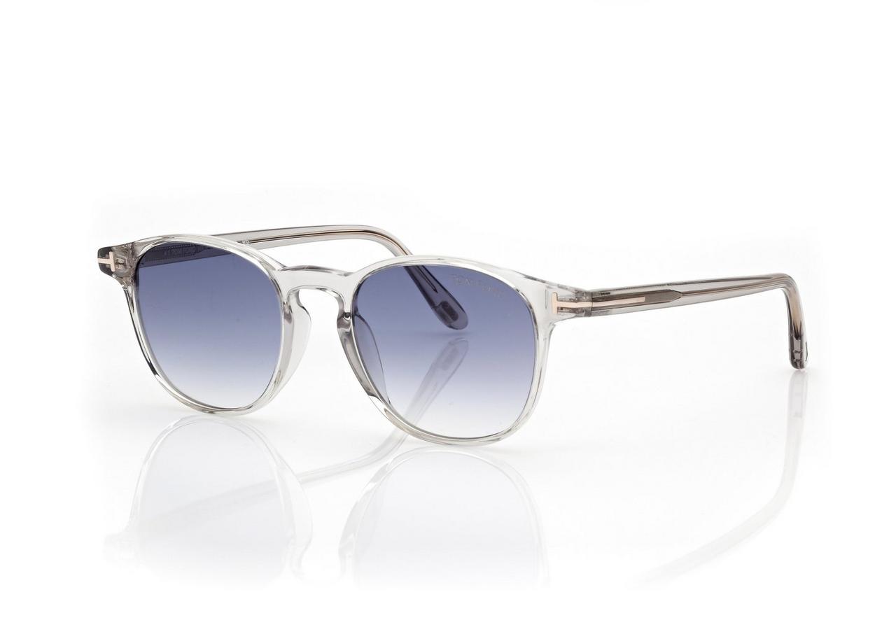 TOM FORD OM GREY-WHITE HOLT SUNGLASSES