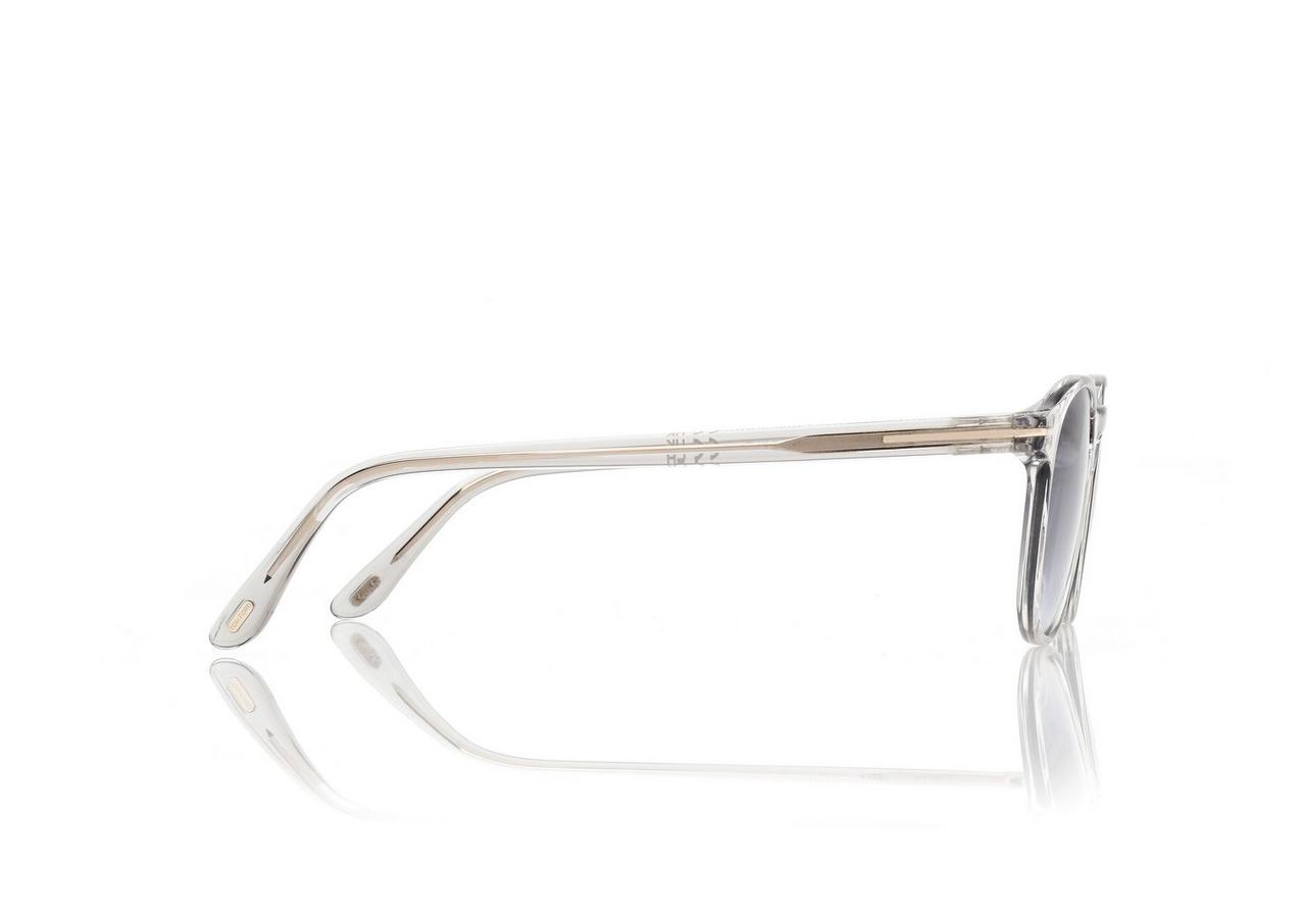 TOM FORD OM GREY-WHITE HOLT SUNGLASSES