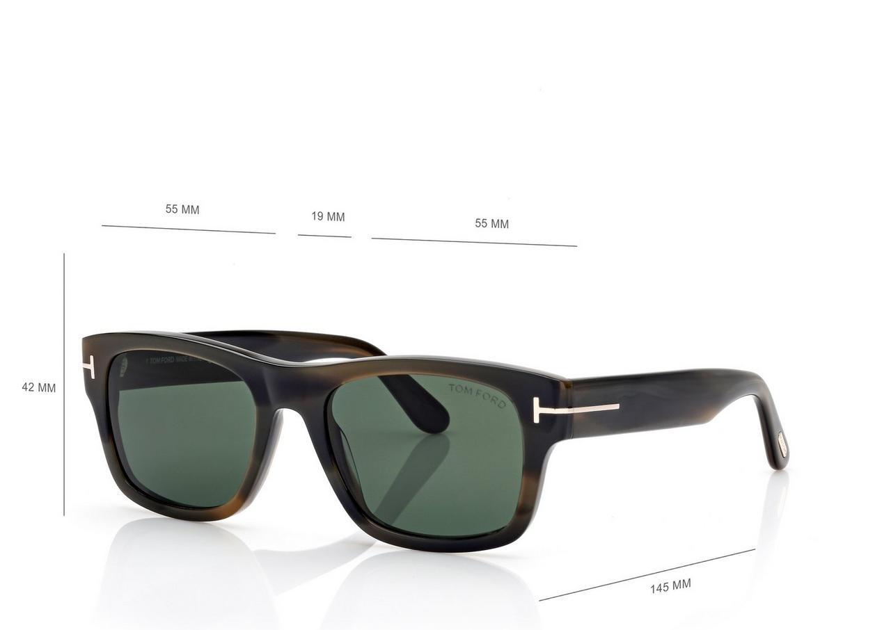 TOM FORD OM HAVANA/GREEN SMITH SUNGLASSES