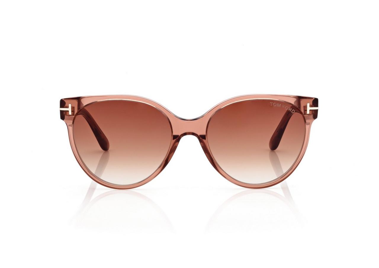 TOM FORD OM CHAMPAGNE TALLULAH SUNGLASSES