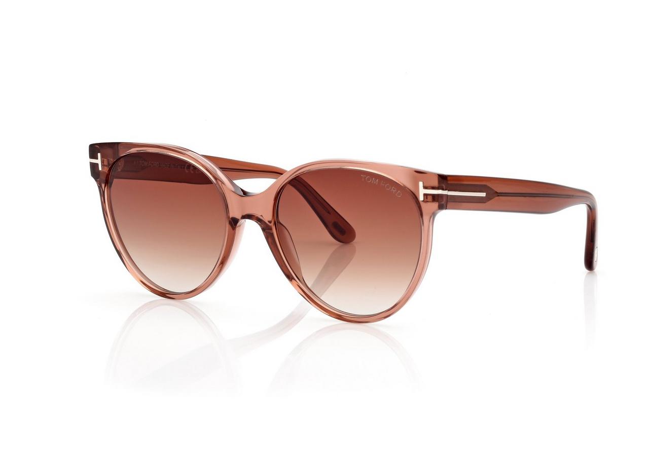 TOM FORD OM CHAMPAGNE TALLULAH SUNGLASSES