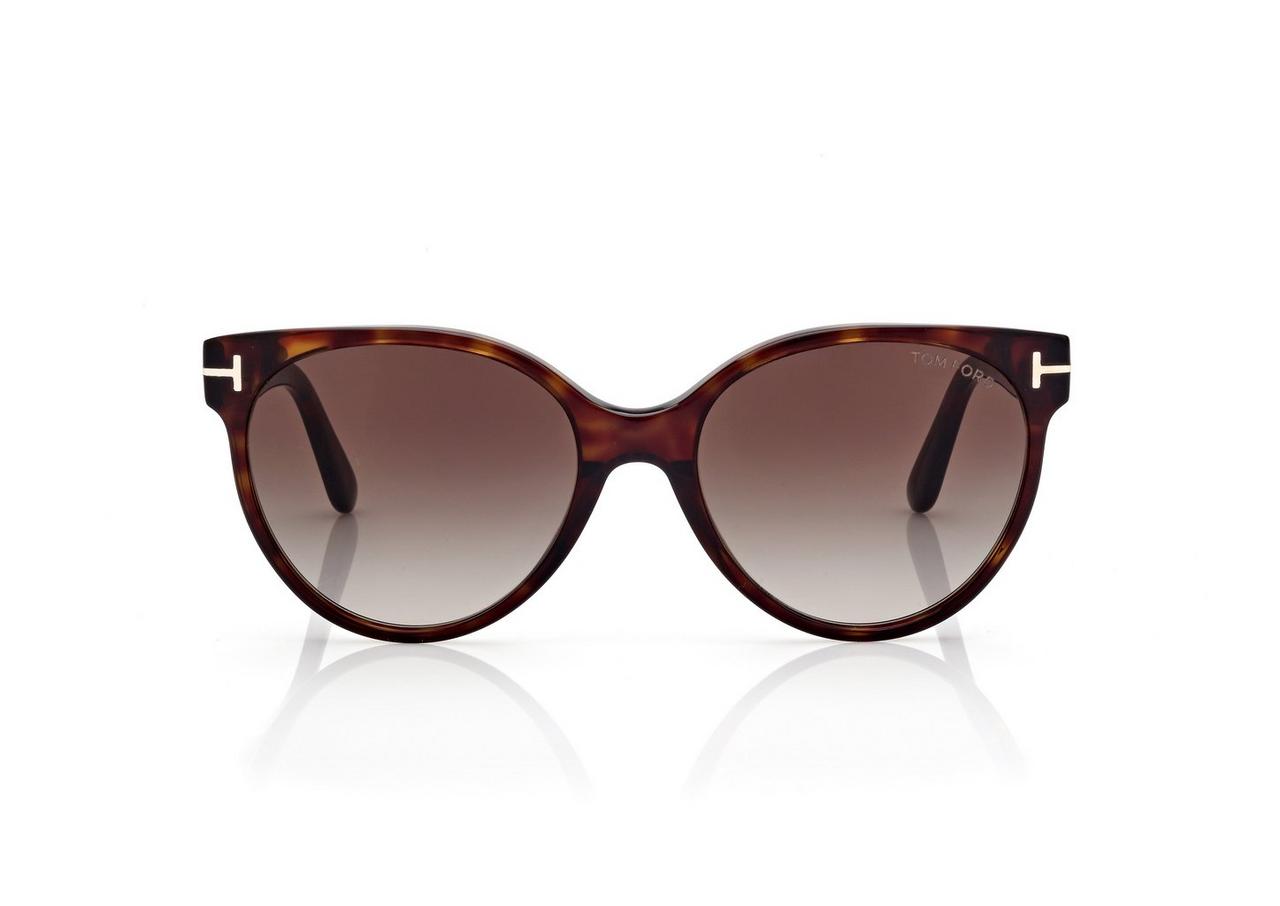TOM FORD OM GRADIENT HAVANA TALLULAH SUNGLASSES