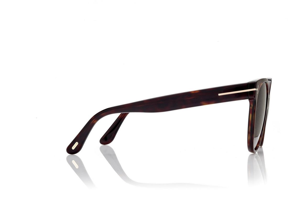 TOM FORD OM GRADIENT HAVANA TALLULAH SUNGLASSES