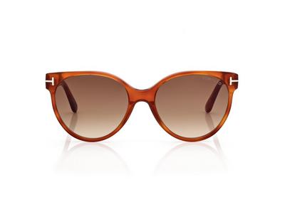 TOM FORD OM BLONDE HAVANA / GRADIENT BROWN TALLULAH SUNGLASSES