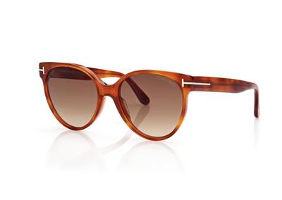 TOM FORD OM BLONDE HAVANA / GRADIENT BROWN TALLULAH SUNGLASSES