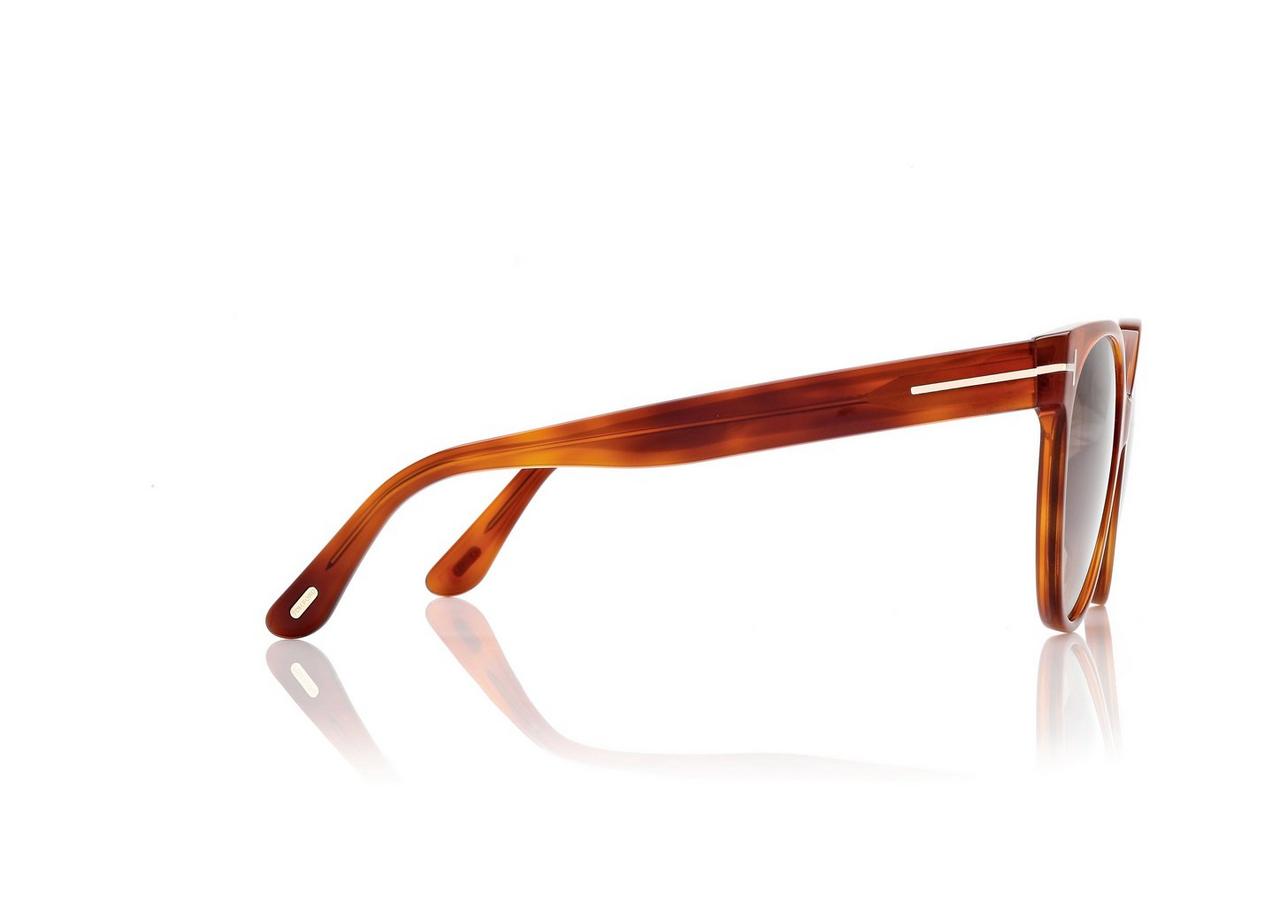 TOM FORD OM BLONDE HAVANA / GRADIENT BROWN TALLULAH SUNGLASSES
