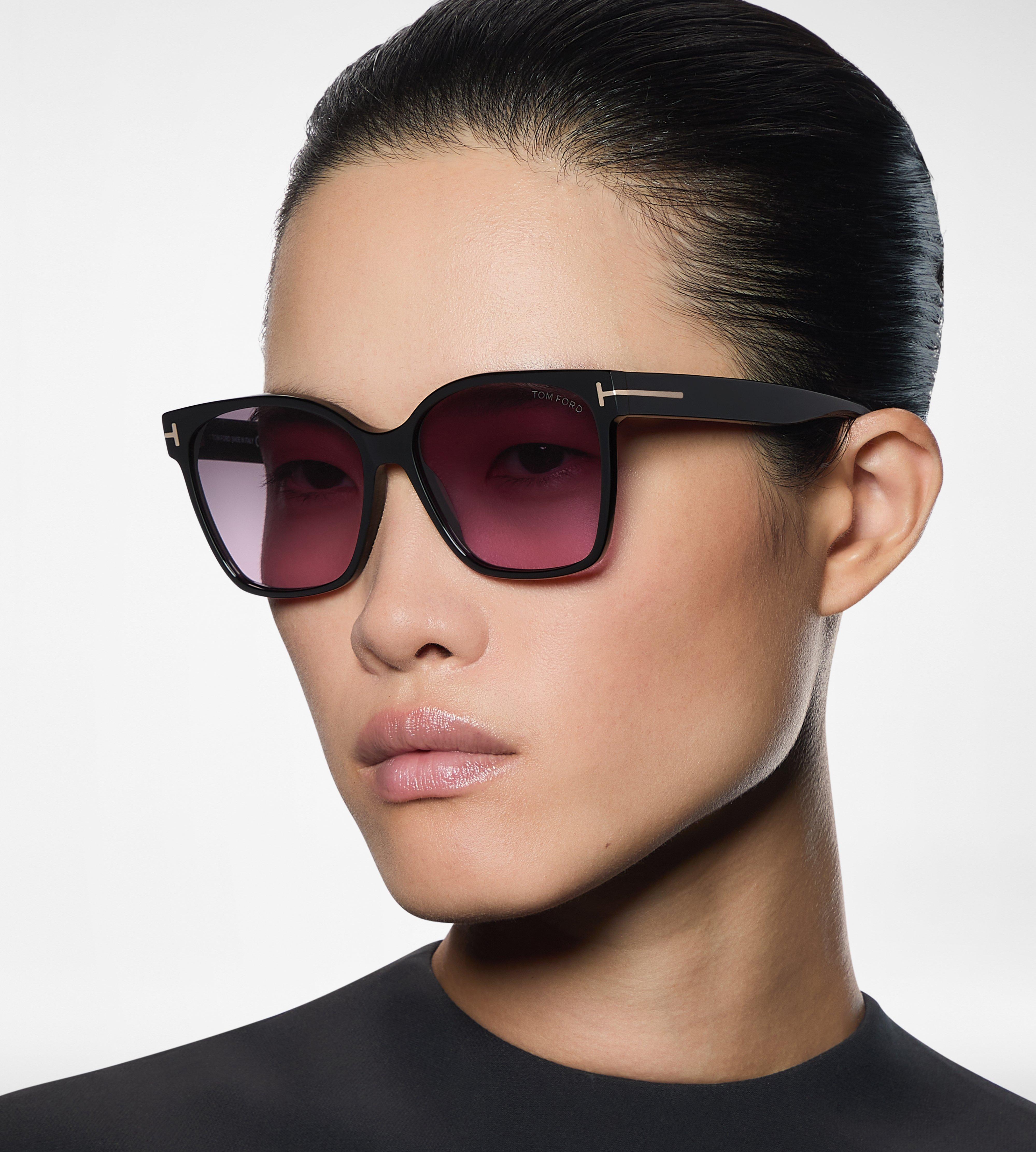 Tom Ford Sunglasses IRIS-02 TF1312 90W Blue Butterfly Gradient Blue Lens 56mm IRIS SUNGLASSES | TOM FORD Fashion main image 4