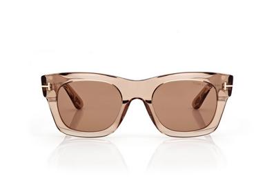 TOM FORD OM LIGHT BROWN EMMA SUNGLASSES