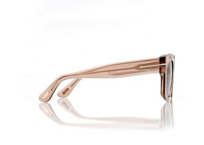 TOM FORD OM LIGHT BROWN EMMA SUNGLASSES