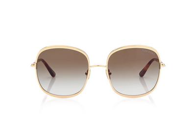 TOM FORD OM GOLD/ GREEN SOFIA SUNGLASSES