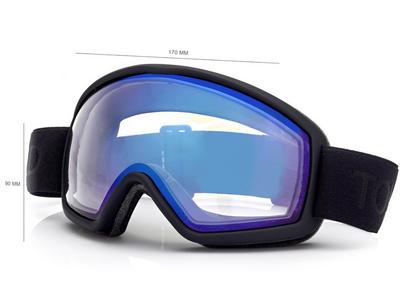 TOM FORD OM BLACK/BLUE SKI GOGGLES