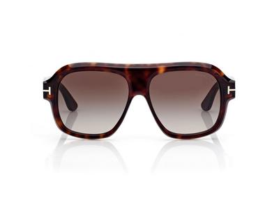 TOM FORD OM DARK HAVANA RHONDA SUNGLASSES